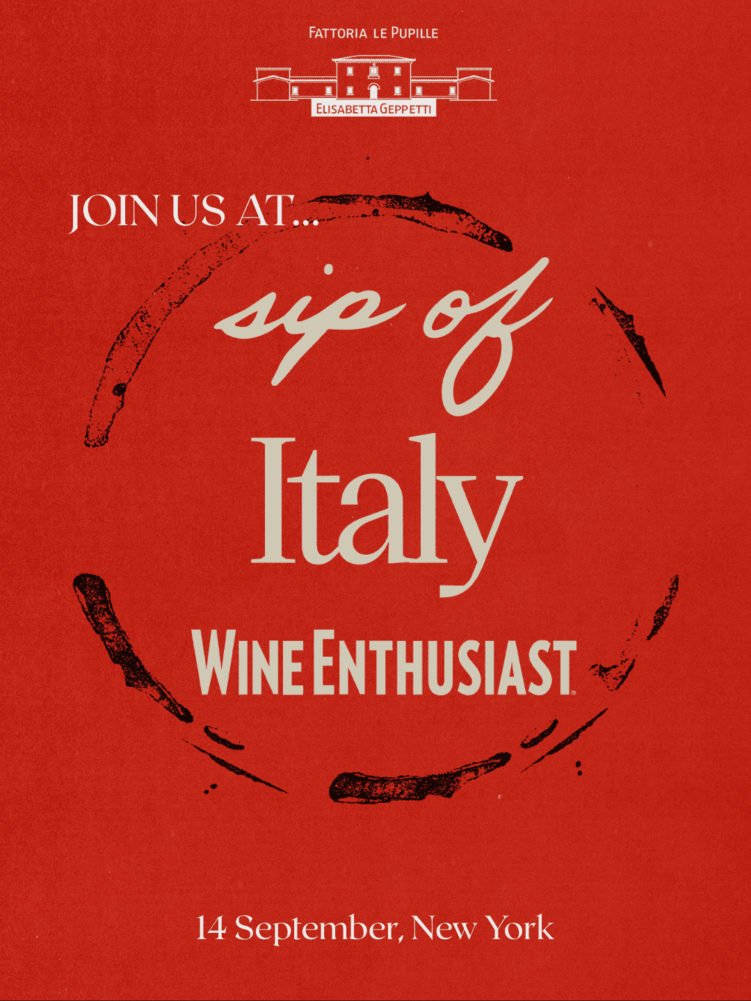 Il vino italiano è protagonista.